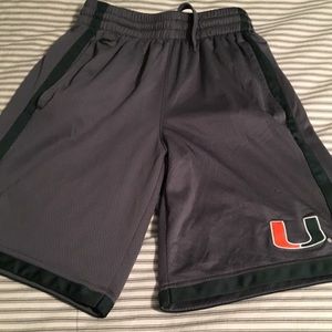 University of Miami Gym Shorts - small